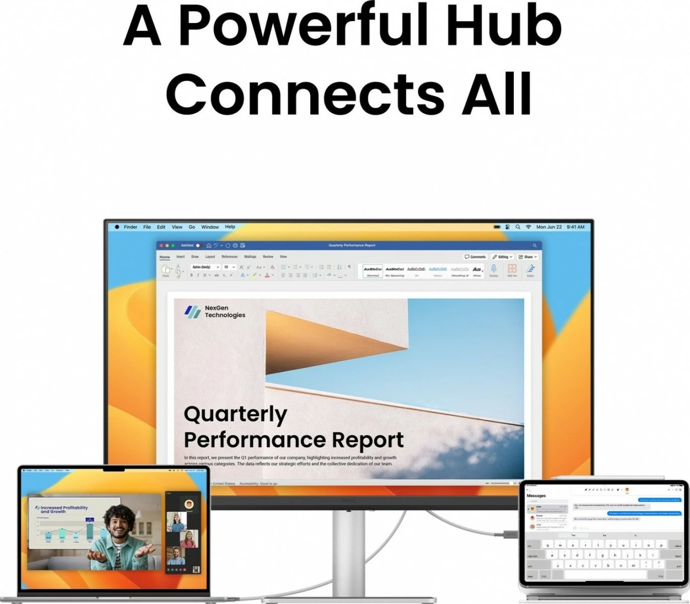 Monitor Benq MA320U, 31.5 inç, 4K UHD, IPS, 60Hz, i zi/argjendtë