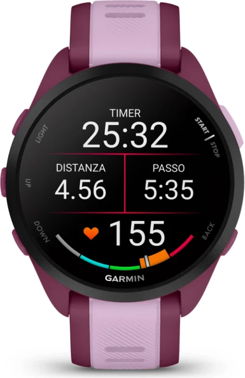 Smartwatch Garmin Forerunner® 165 Music Berry/Lilac
