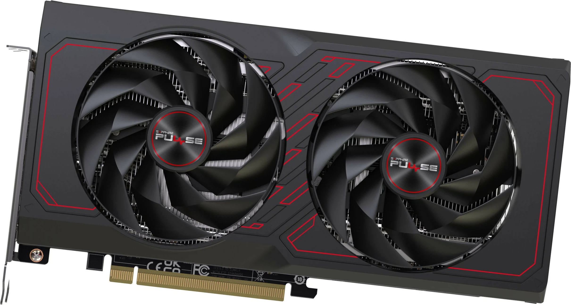 Kartelë grafike Sapphire PULSE Radeon RX 7600 XT, 16 GB, GDDR6, PCI Express x8 4.0, ngjyrë e zezë