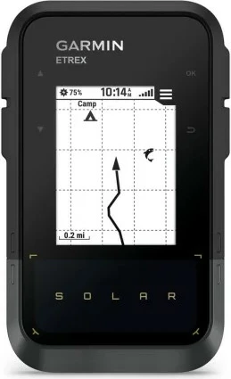 GPS dorë Garmin eTrex Solar, 28 MB, E zezë, Gri