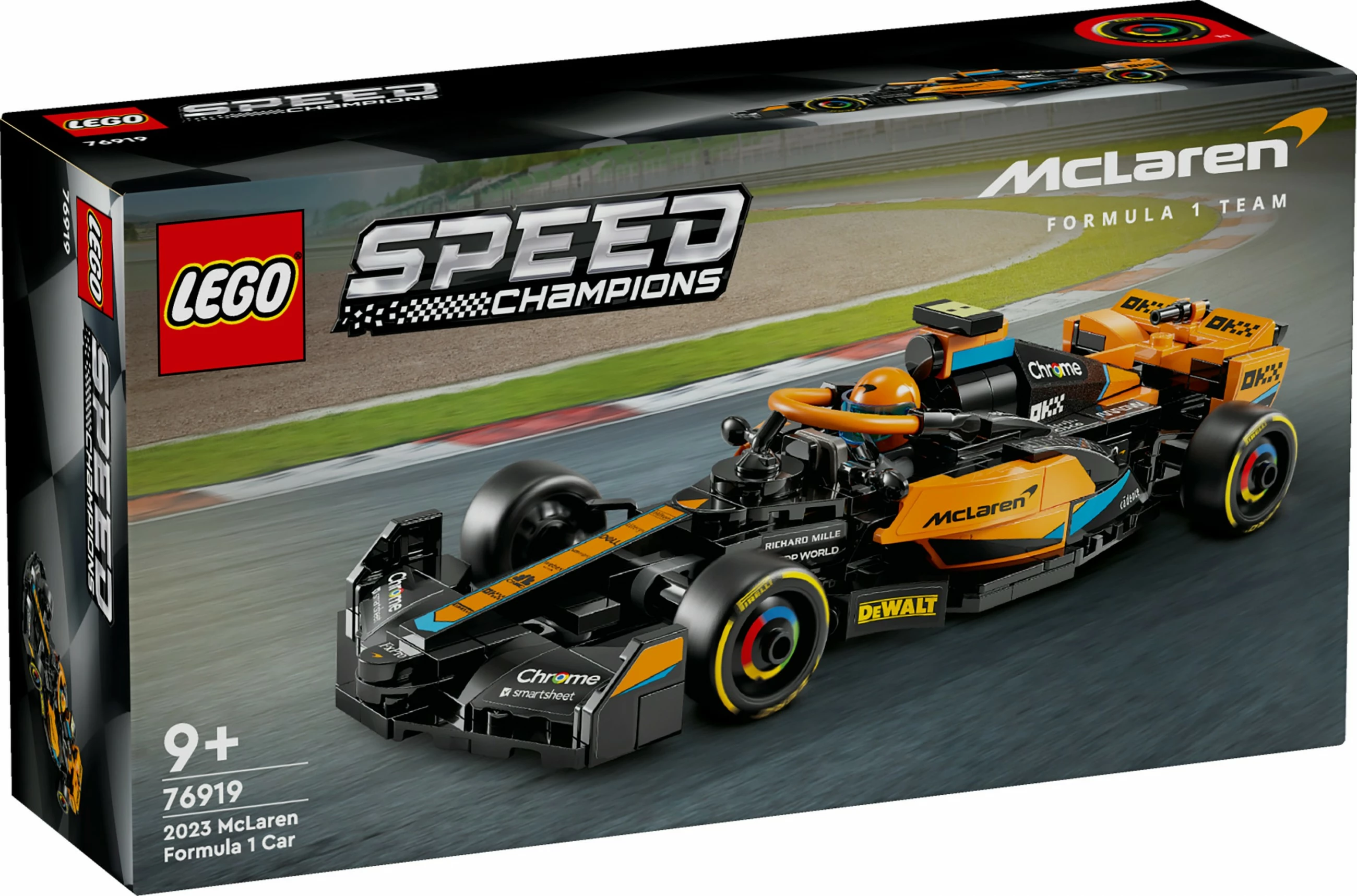 Set ndërtimi LEGO McLaren Formula 1 2023, 245 pjesë, shumëngjyrësh