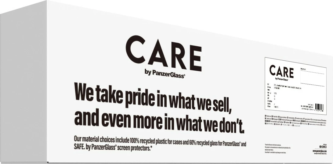 Mbështjellës PanzerGlass CARE Fashionable Samba MagSafe për iPhone 16, transparent