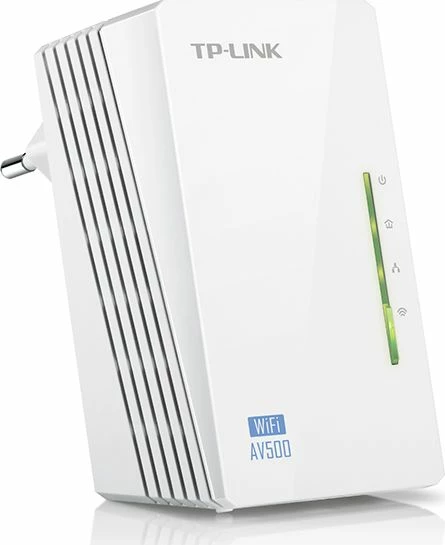 Adapter powerline TP-Link TL-WPA4220 AV600 Wi‑Fi 300Mbps 2xLAN, i bardhë, paketë e vetme