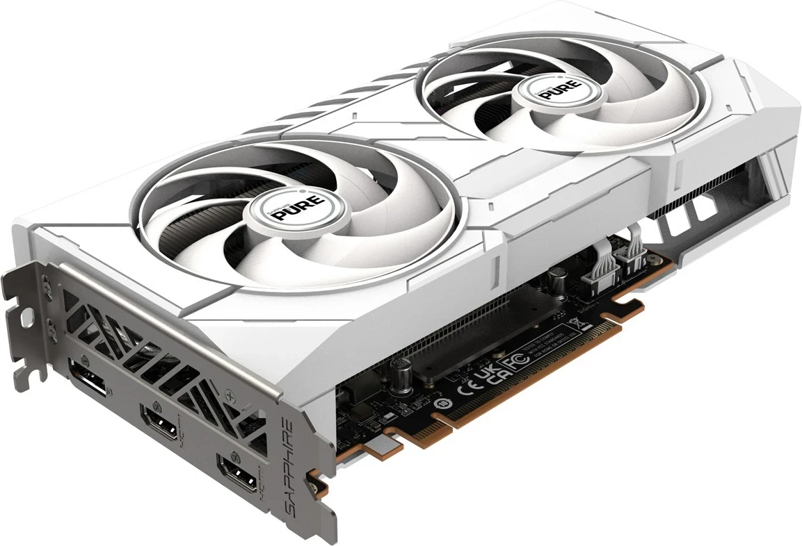 Kartë grafike Sapphire PURE RX 9060 XT GAMING OC, 16 GB, e bardhë