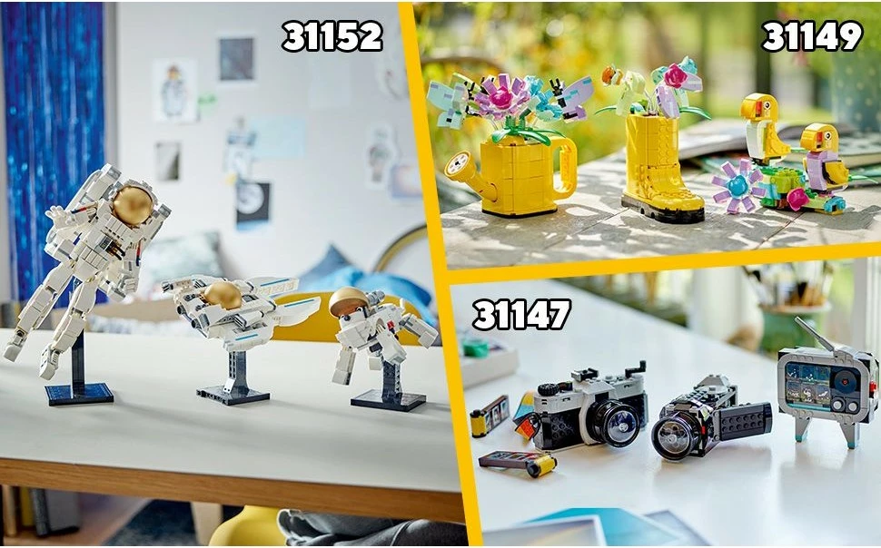 Set ndërtimi LEGO Retro Kamera, 8 vjeç+, 261 pjesë, shumëngjyrëshe