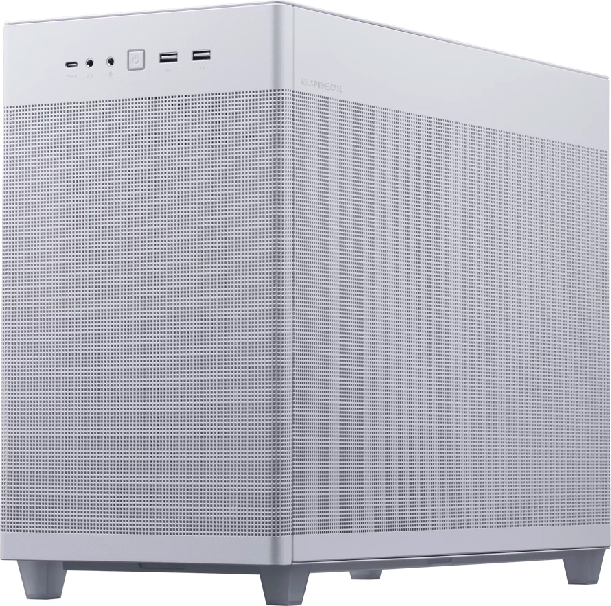 Kasë ASUS Prime AP201 MicroATX 33L, e bardhë