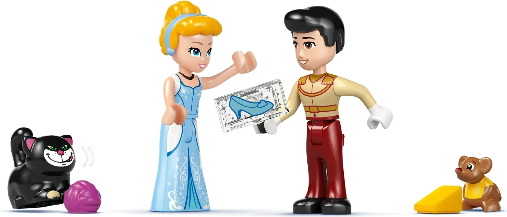 Set LEGO Disney Princess 43275, Kalaja dhe Karroca e Hirushes