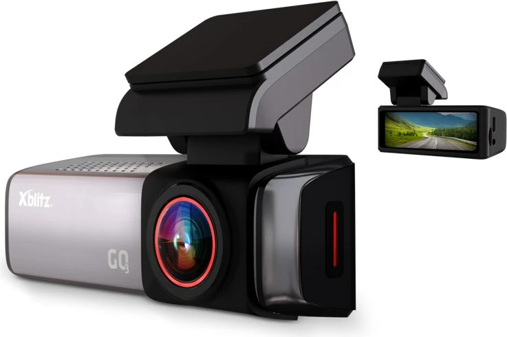 Kamerë veture Xblitz GO3, 2K Ultra HD, ekran 2", kënd 140°, e zezë