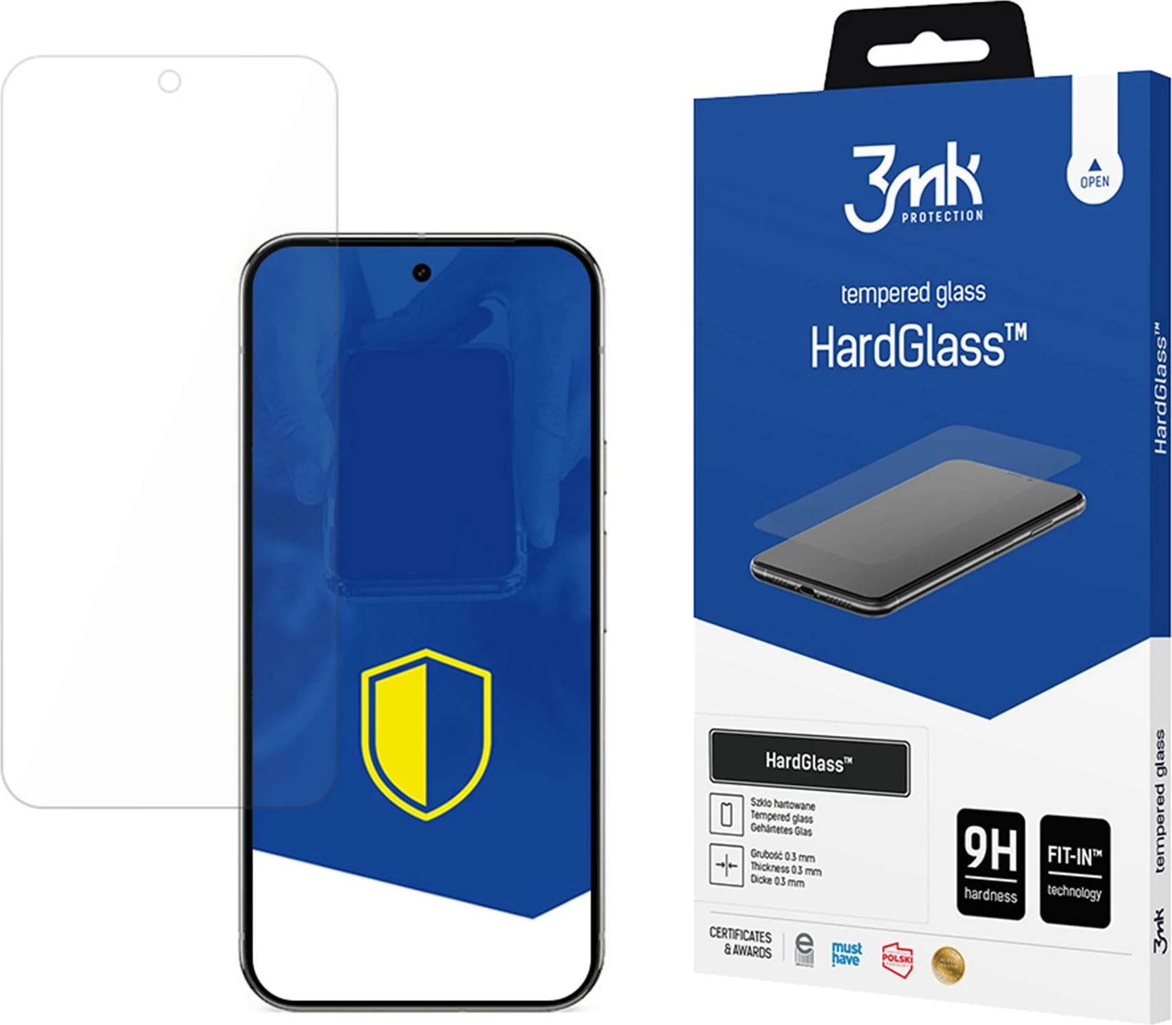 Xham i temperuar 3mk HardGlass për Google Pixel 9 Pro