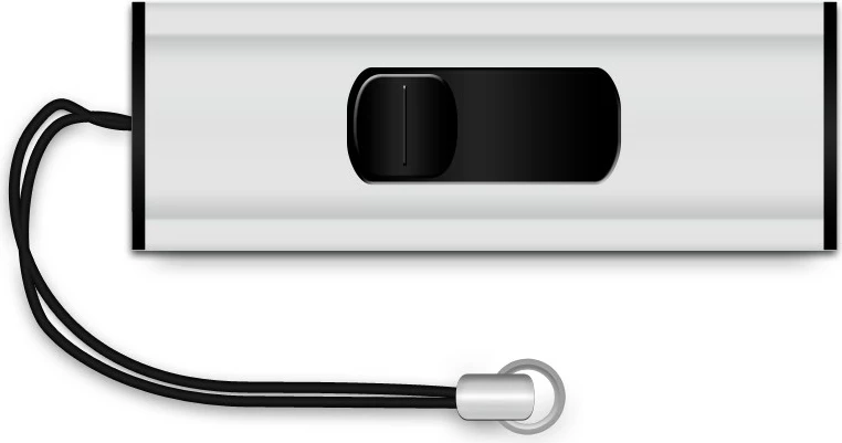 USB stick MediaRange MR918, 128 GB, USB 3.2, Type-A/Micro-USB, zi/argjendtë