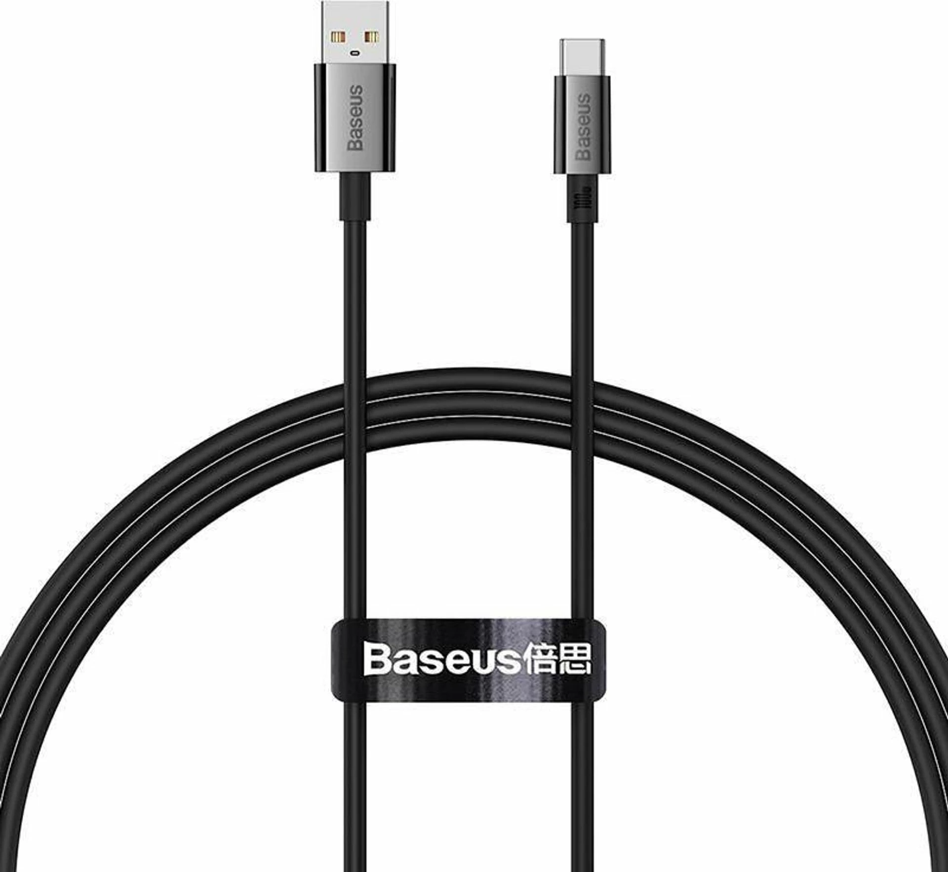 Kabëll USB-A në USB-C Baseus Superior P10320102114-00 1 m 100 W e zezë