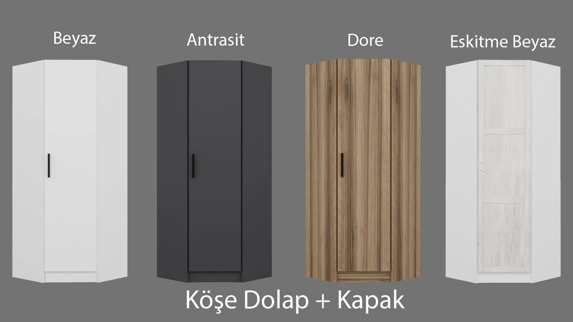 Dollap rrobash Skye Decor, ngjyrë arre, Kale 1, 190cm