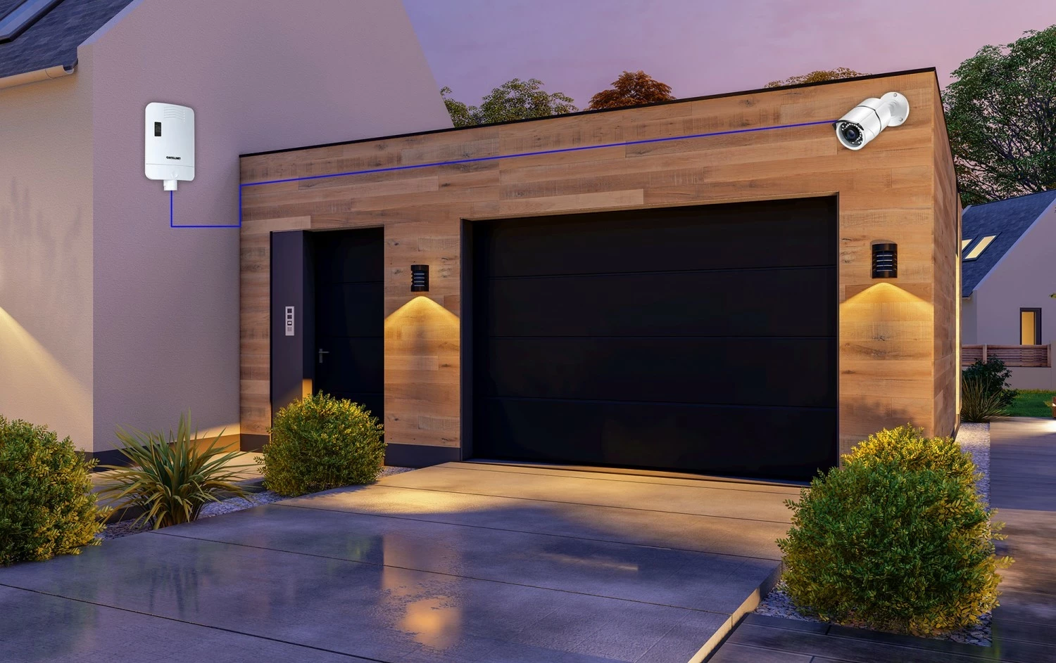 Switch Intellinet 509220, 5 porte Gigabit, POE++, jashtëm