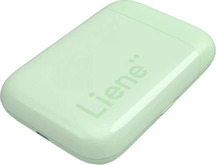 Printer foto portativ Liene Pearl KW001-65024 2x3\", Zink, Bluetooth 5.0, USB-C, me 50 fletë, e gjelbër