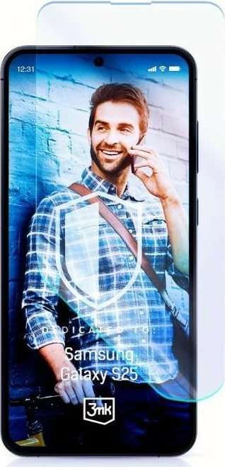 Xham mbrojtës 3MK FlexibleGlass Pro Samsung Galaxy S25 transparent