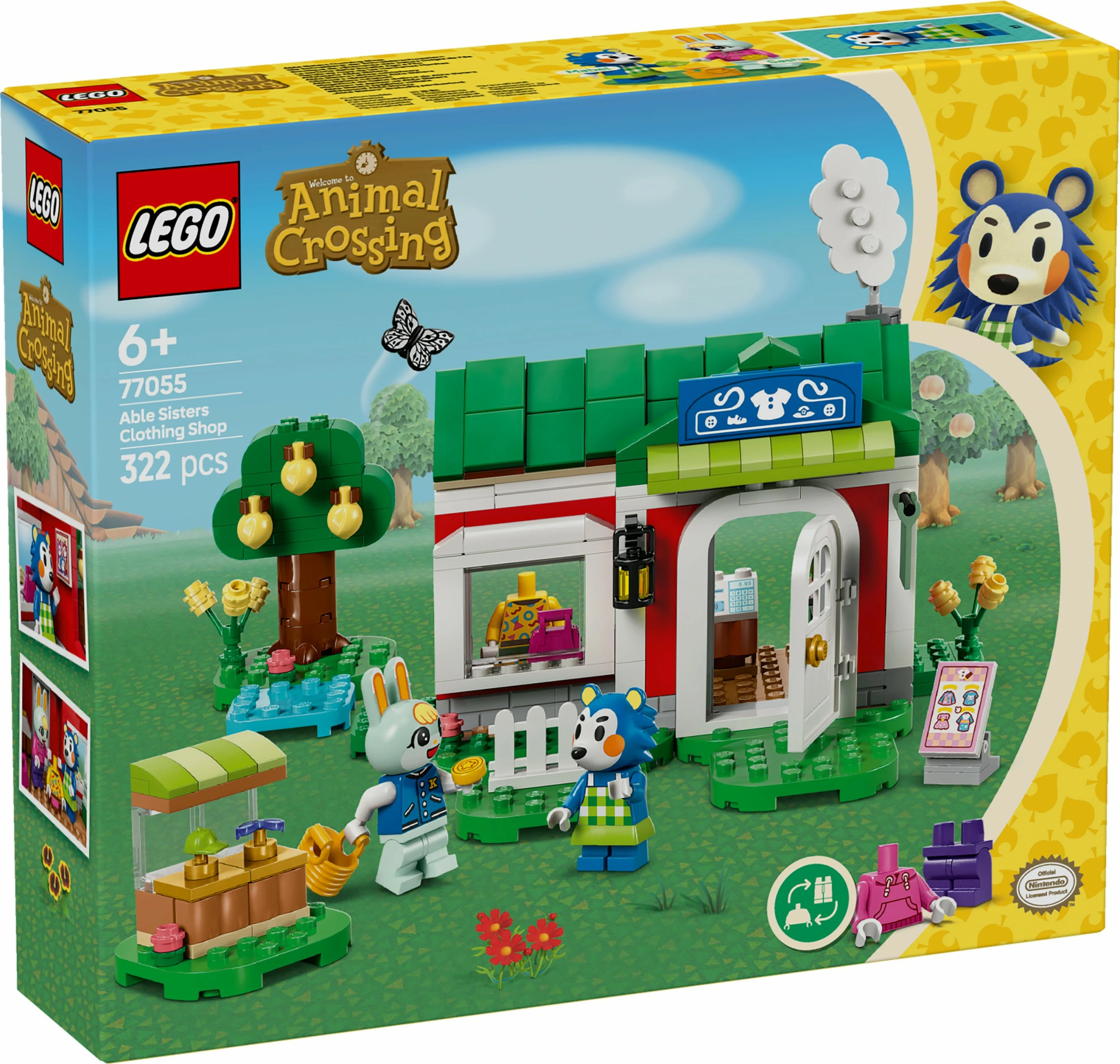 Set ndërtimi LEGO Animal Crossing 77055, 322 pjesë, shumëngjyrësh