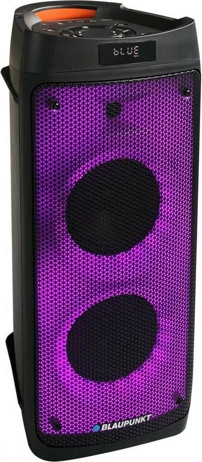 Altoparlant Blaupunkt PB06DB PartyBox me Bluetooth, Karaoke, 500W, LED, i zi, me 2 mikrofonë pa tela