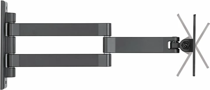 Mbajtës muri Neomounts FPMA-W830BLACK për monitor/TV 10-27", i zi