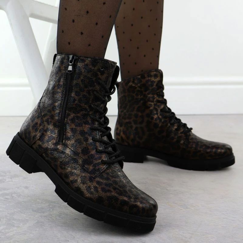 Çizme femra Rieker Remonte D2S72-90, leopard kafe