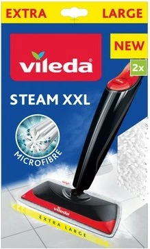 Jastëk mop për avull Vileda Steam XXL, 40 cm, mikrofibër, i bardhë