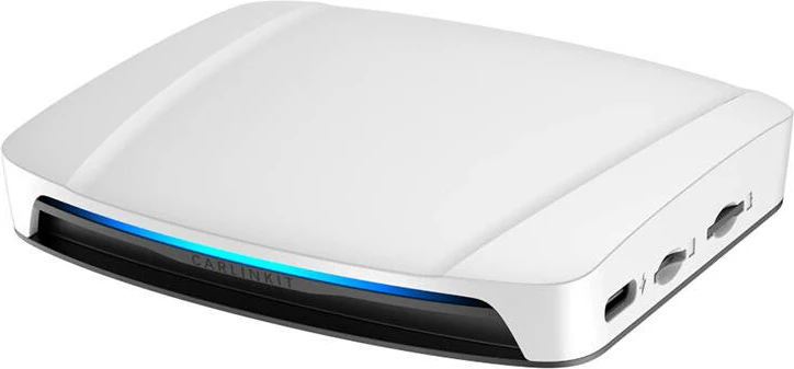 Adapter wireless Carlinkit CPC200-Tbox UHD për CarPlay/Android Auto, i bardhë