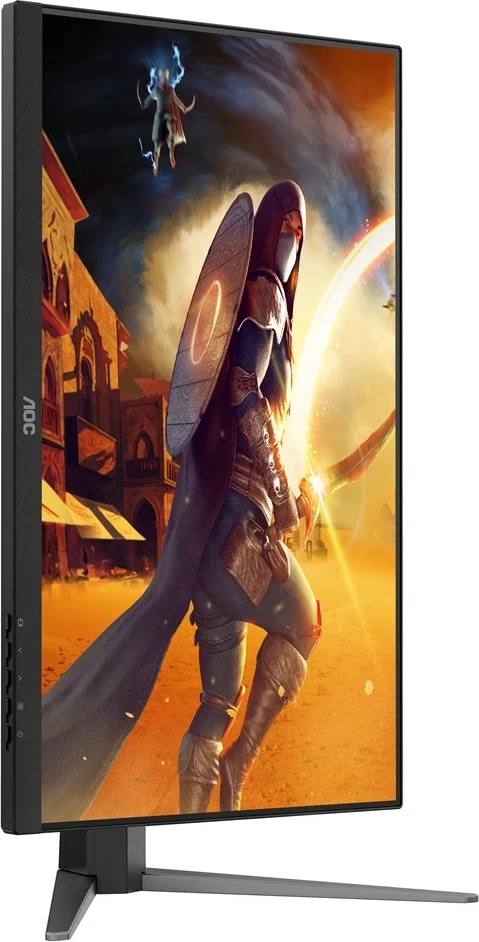 Monitor gaming AOC 27G4HA, 27", Full HD, 200Hz, LED, i zi me të kuqe