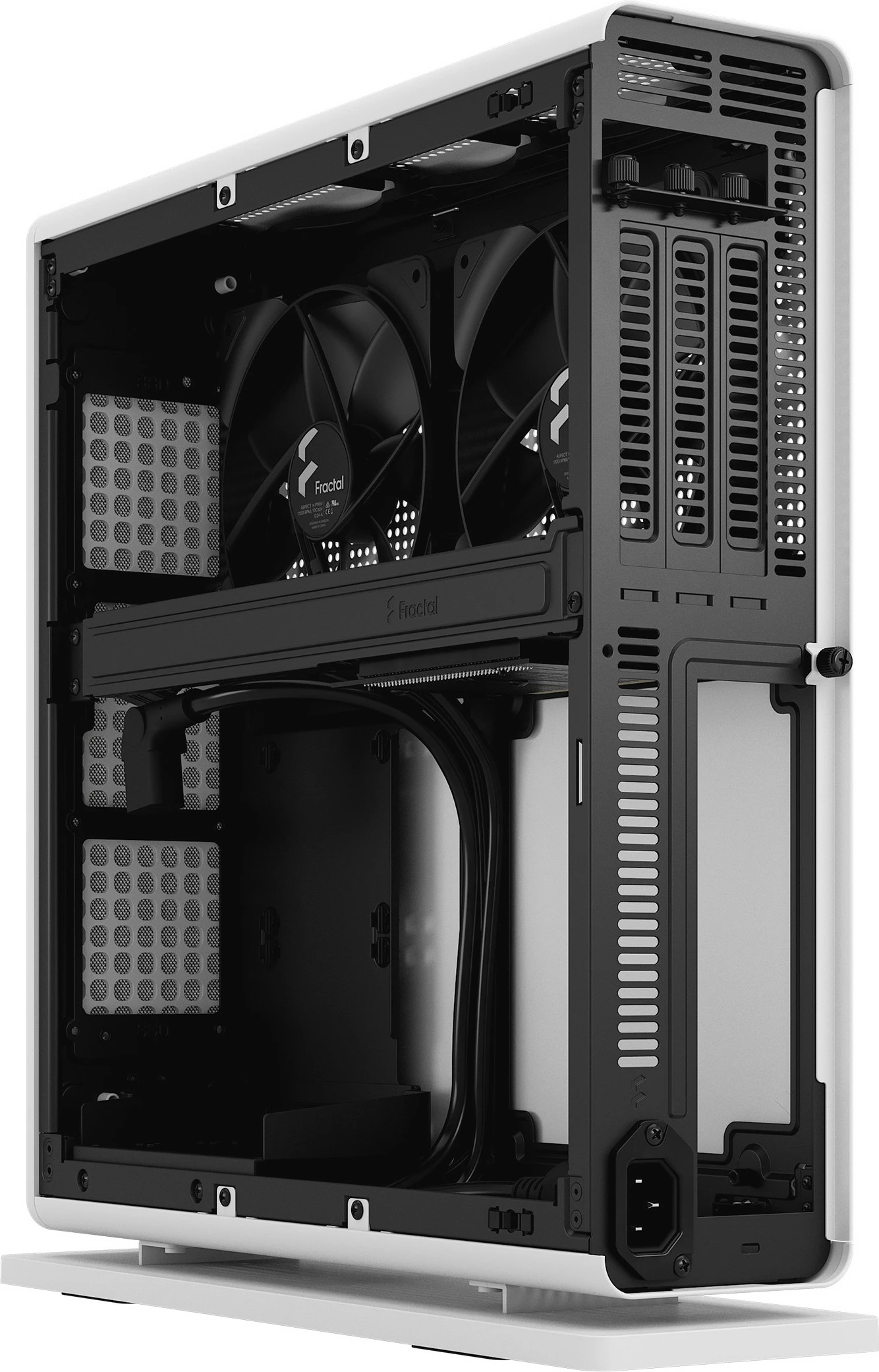 Kasë Fractal Design Ridge, Mini-ITX, SFF, e bardhë