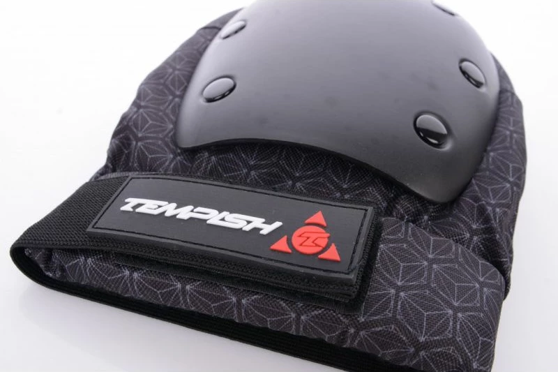 Set mbrojtësesh Tempish për skate, unisex, të zeza