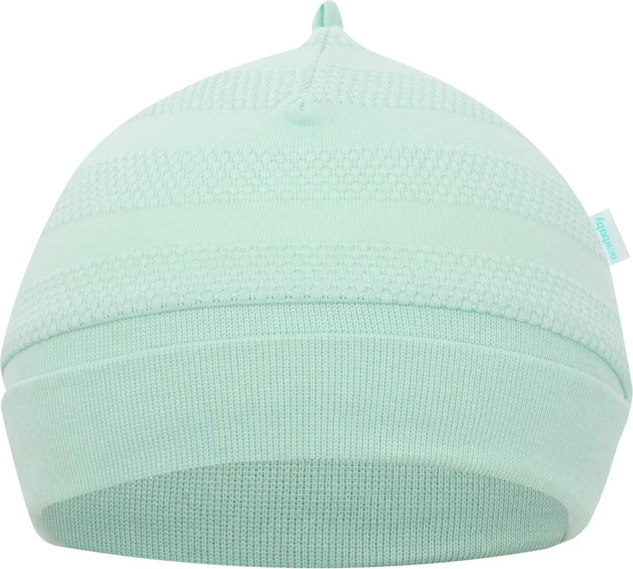 Set bebe 7 copësh, NEW BABY, I AM, 100% pambuk, madhësia 62 (3-6m), ngjyrë mente