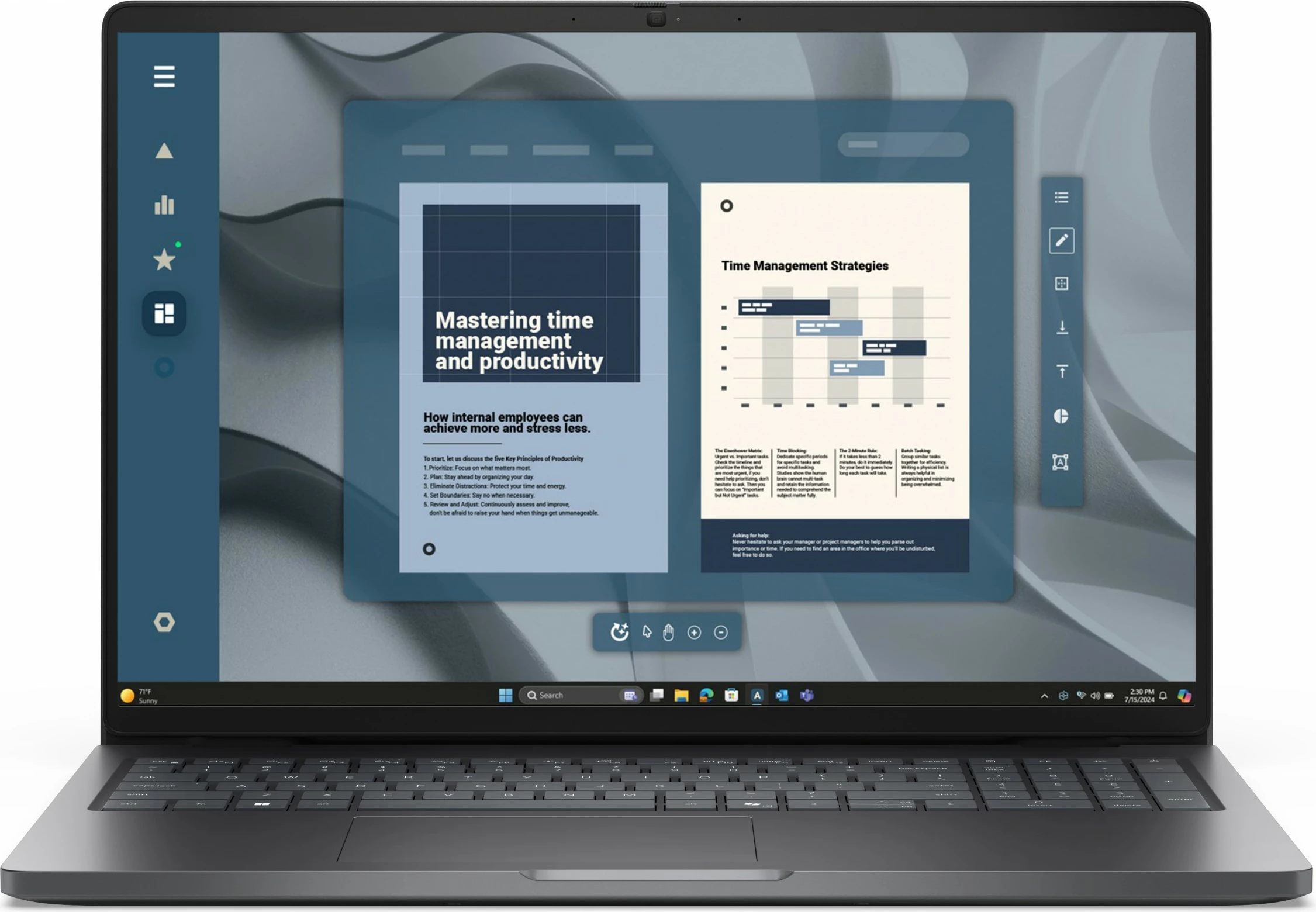 Kompjuter Dell Pro 16 PC16255, AMD Ryzen 5, 16GB RAM, 512GB SSD, Windows 11 Pro, gri