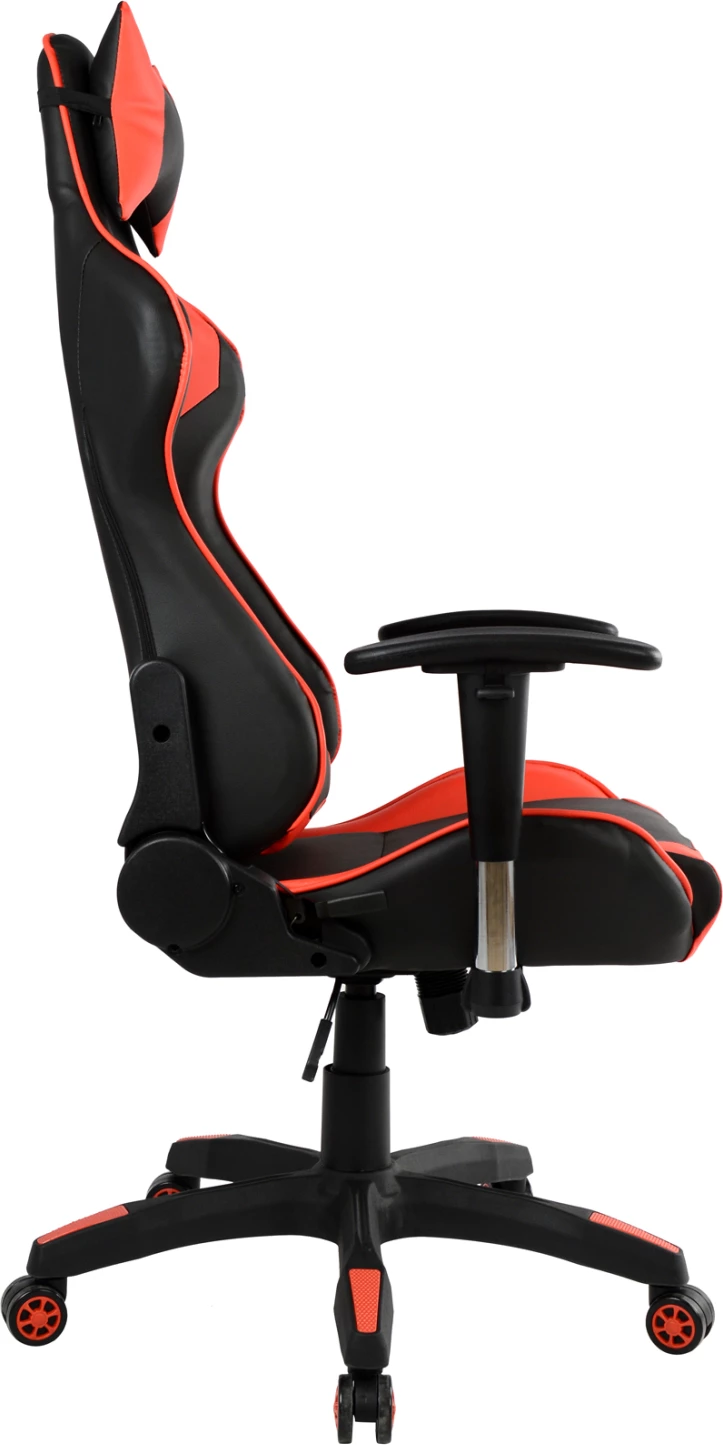 Karrige për gaming zyre FH1056.01 Racing e zezë dhe e kuqe PU 67x70x134 cm