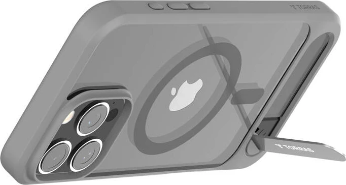 Mbështjellës Torras Pstand Series për iPhone 16 Pro Max, gri