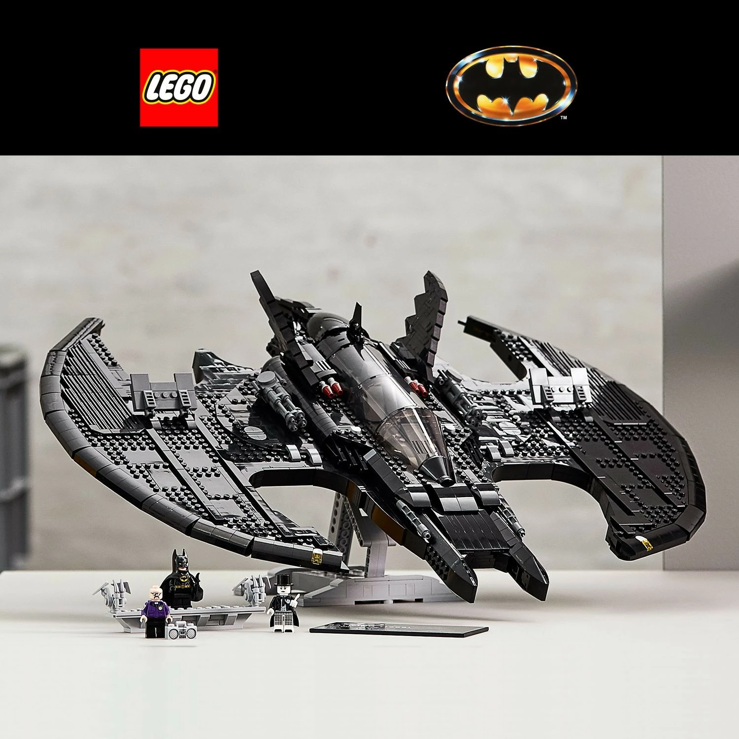Set ndërtimi LEGO DC Comics Super Heroes 1989 Batwing, 2363 copë, plastikë, shumëngjyrësh