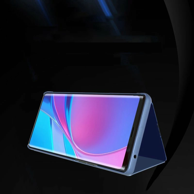 Mbështjellës Hurtel Clear View për Samsung Galaxy A72 4G, Rozë