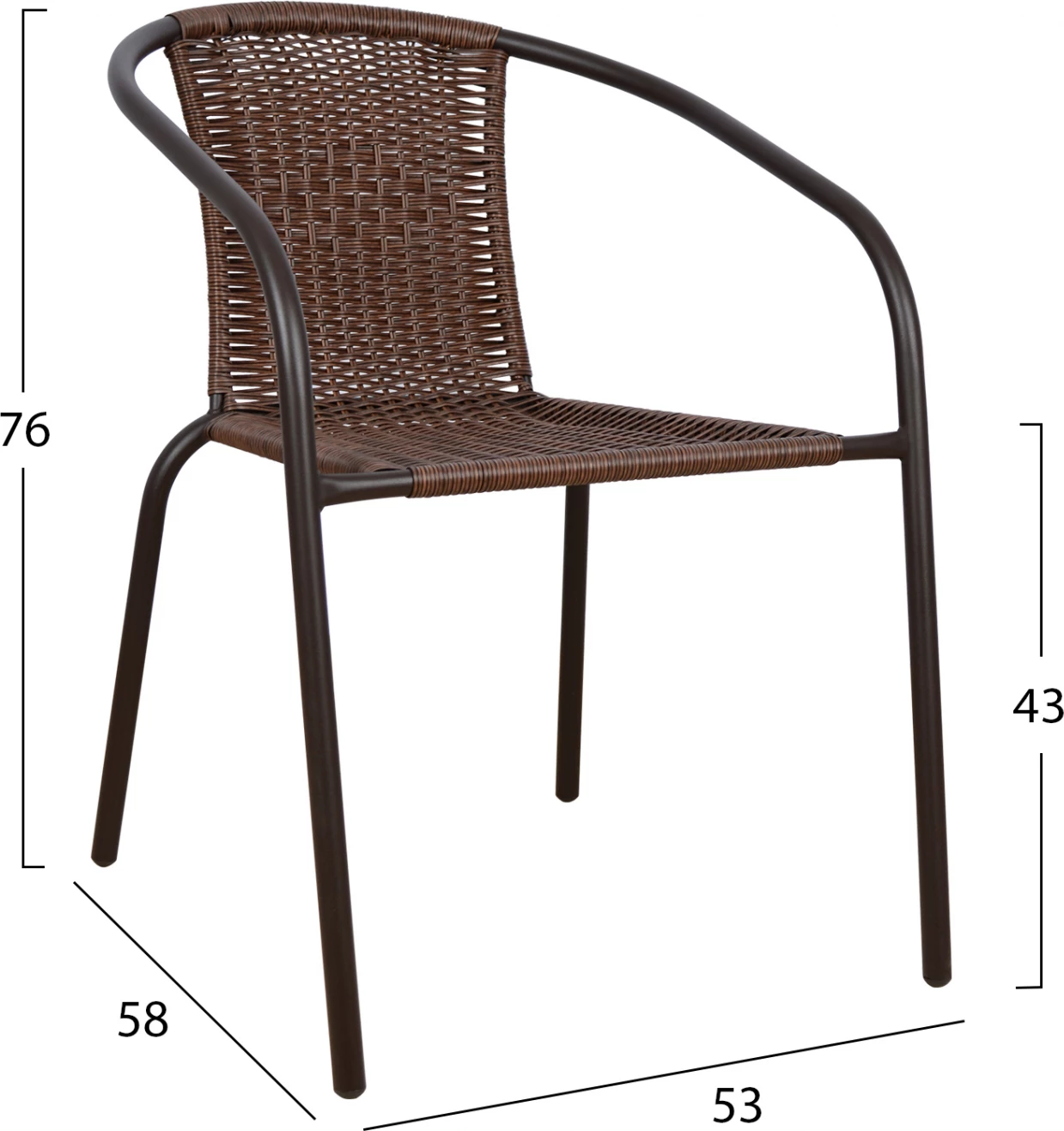 Set kopshti tavolinë & karrige FH5179.02, 3 pjesë