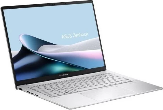 Laptop ASUS Zenbook 14 OLED UX3405MA-PP174W, Intel Core Ultra 5, 16 GB RAM, 1TB SSD, Foggy Silver