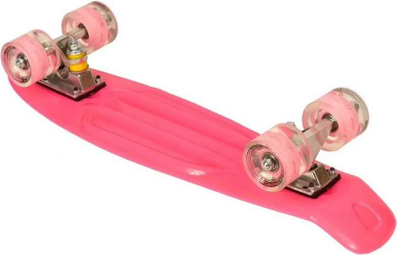 Skateboard plastik për femra dhe fëmijë Inny, rozë