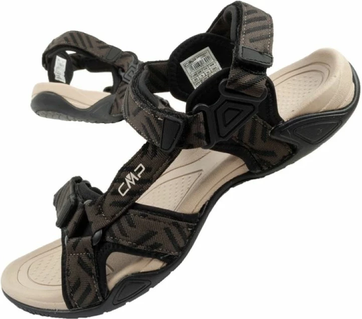 Sandale për meshkuj CMP, të zeza me khaki