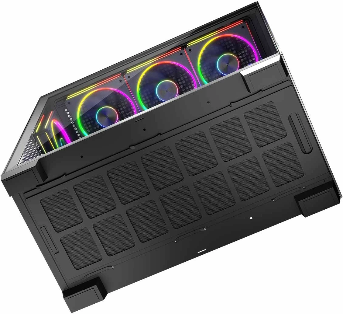 Kasë MODECOM STELLAR 8F ARGB, Midi Tower, e zezë