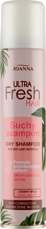 Shampon i thatë për femra Joanna Ultra Fresh për flokë kafe, 200ml