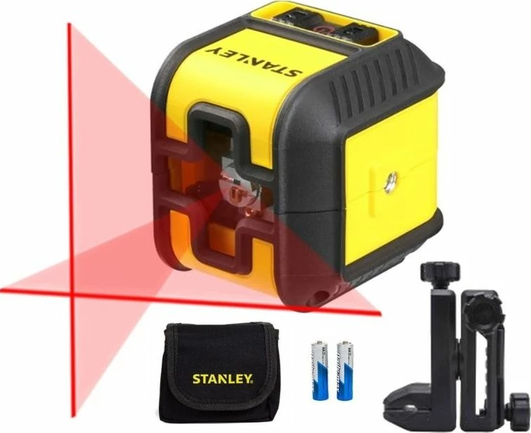 Laser nivelues kryq Stanley Cubix STHT77498-1 12 m, i kuq, me bateri