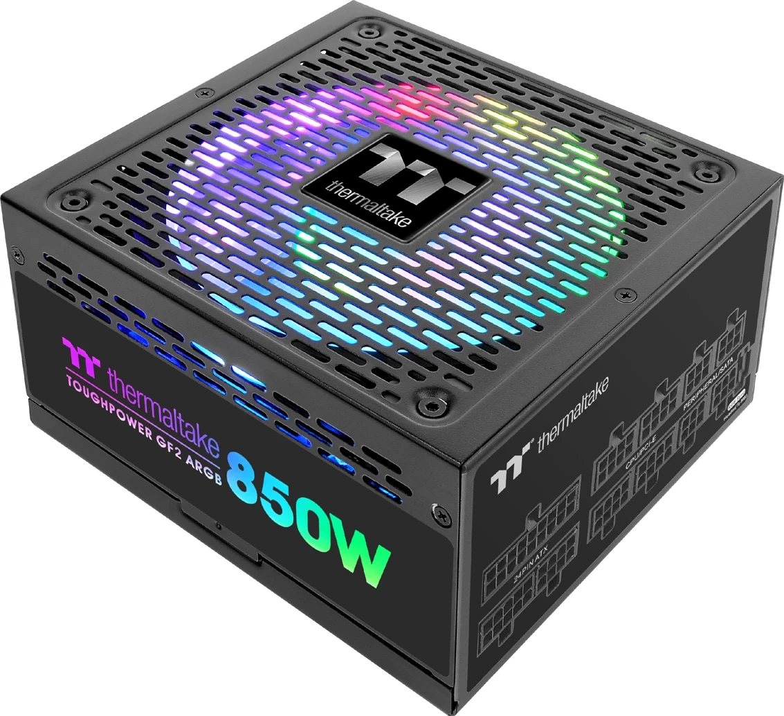 Furnizues energjie Thermaltake Toughpower GF2 ARGB 850W, Full Modular, ARGB, i zi