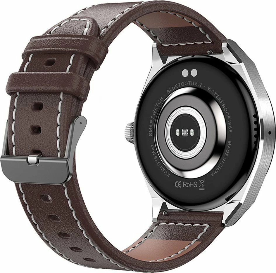 Smartwatch Kumi GT5 Max KU-GT5M/SR 1.39\" 290 mAh NFC, kafe