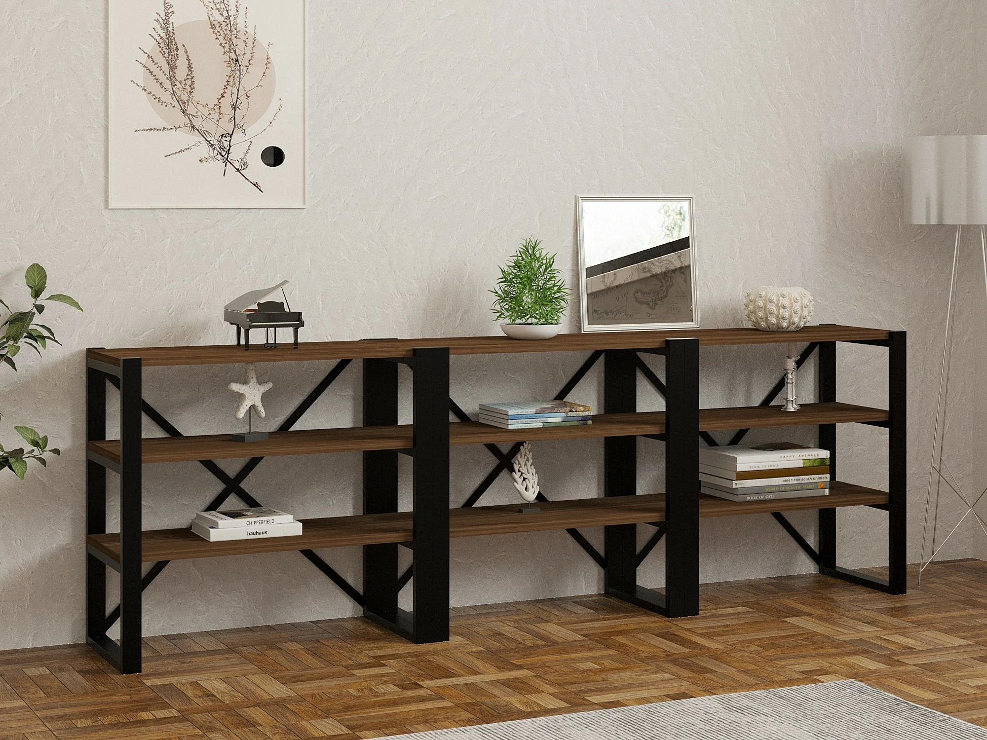 Konsolë Hanah Home, Prof, ngjyrë arre dhe e zezë