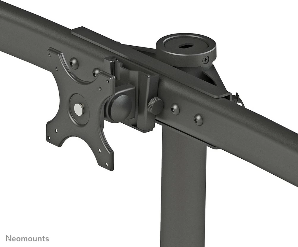 Krah monitori Newstar Neomounts FPMA-D700D3, për 3 monitorë, rregullim lartësie, clamp, e zezë