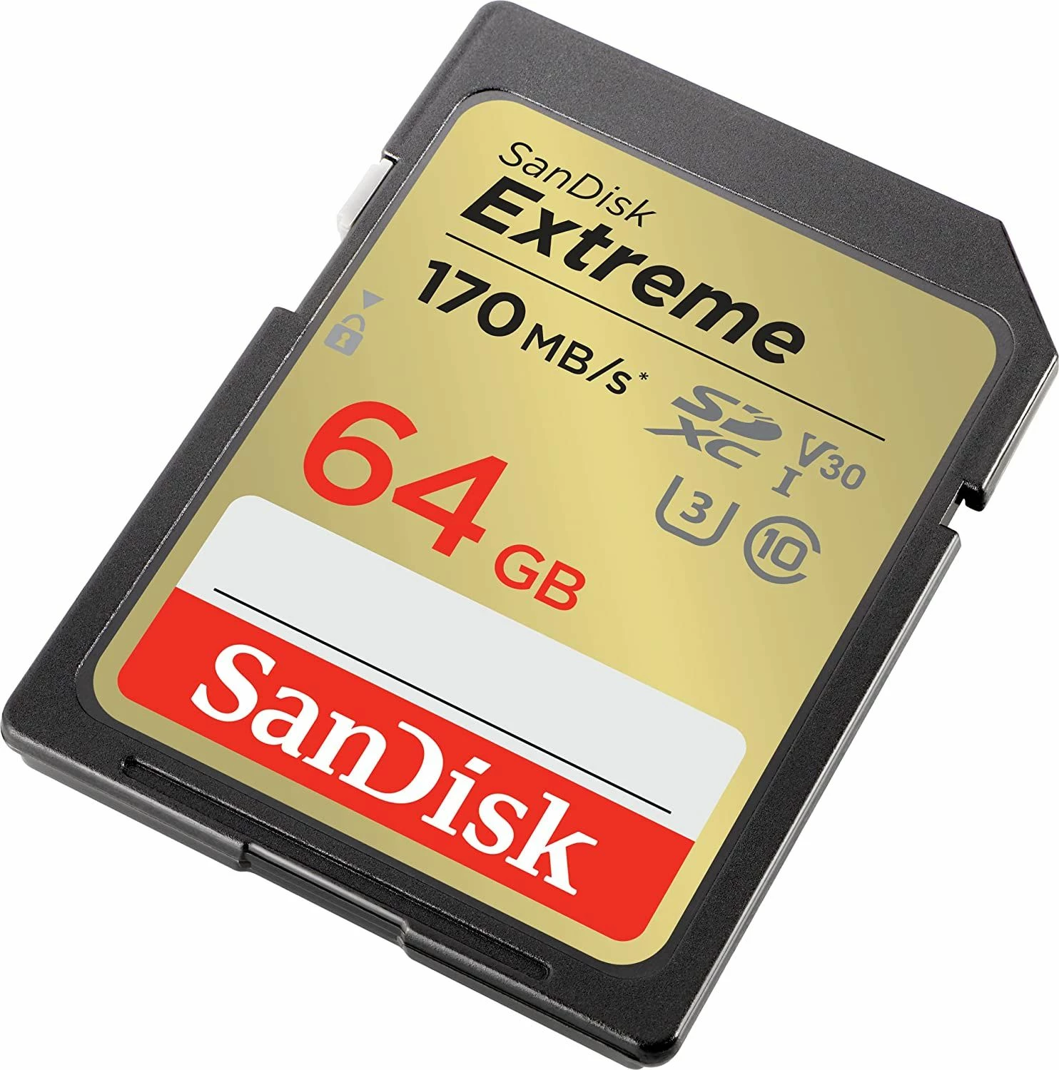 Kartë memorje SDXC SanDisk Extreme 64 GB Class 10 UHS-I/U3 V30 (SDSDXV2-064G-GNCIN)