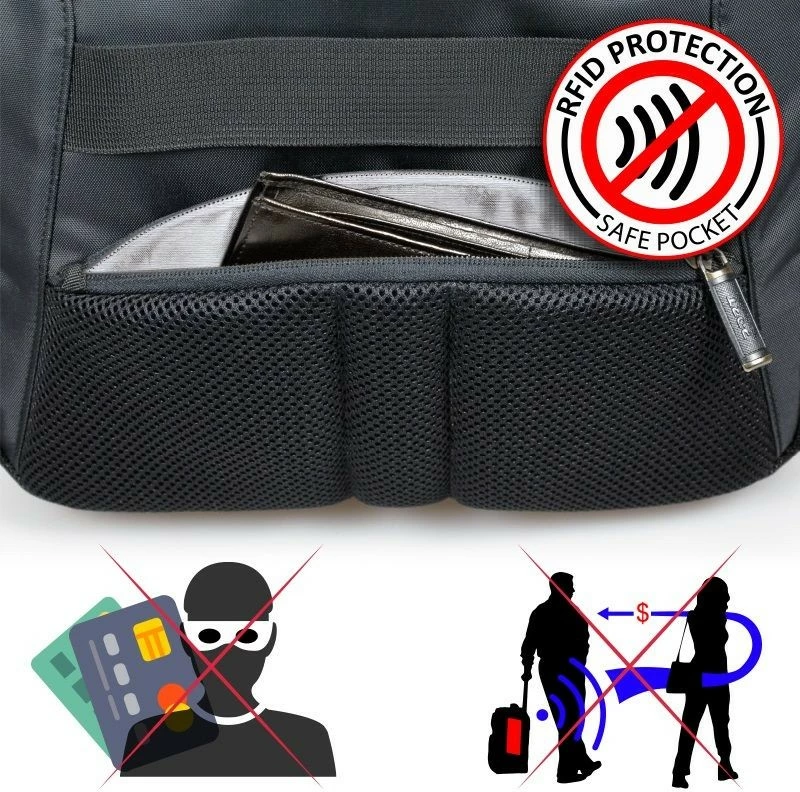 Çantë shpine PORT Designs Port Melbourne 15.6 inç, e zezë