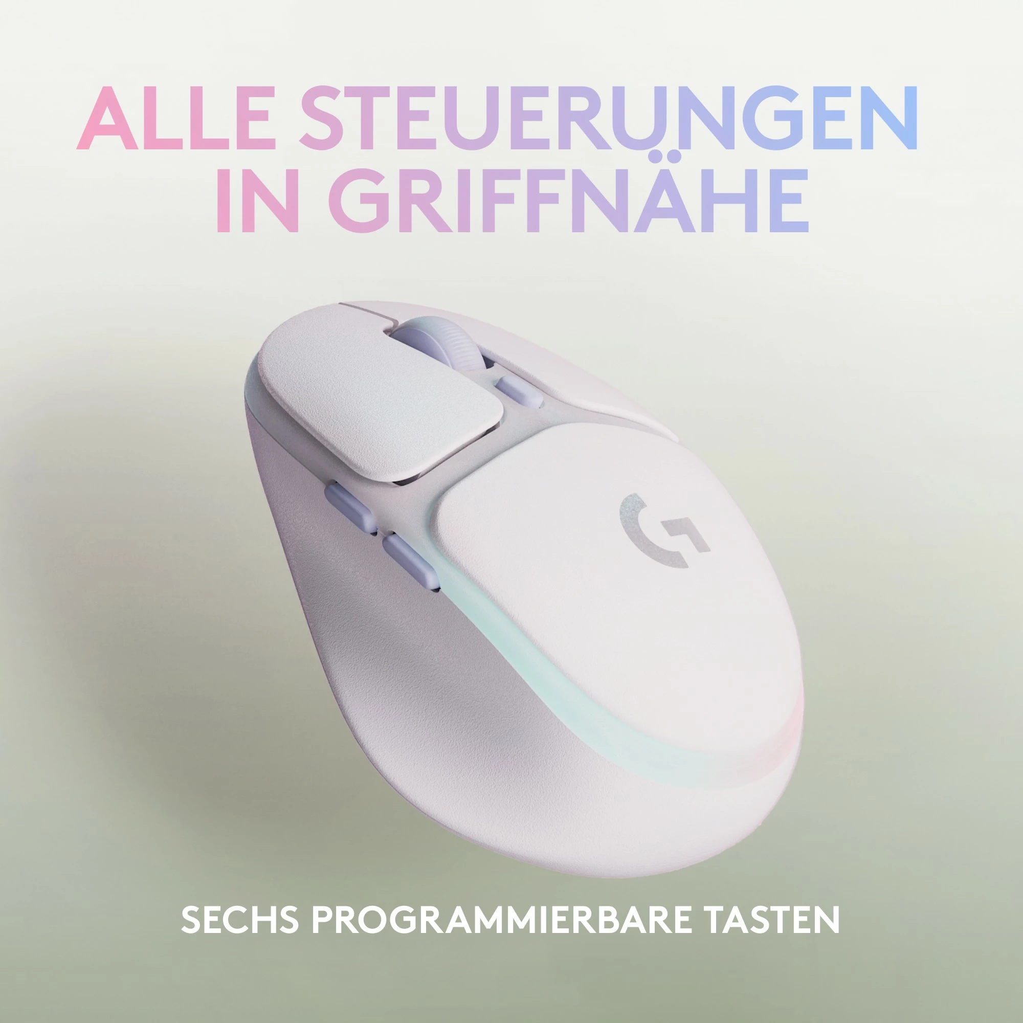 Maus Logitech G705 wireless gaming off white
