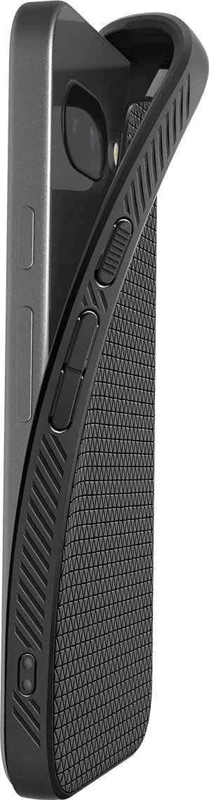Mbështjellës Spigen Liquid Air ACS09039 për Google Pixel 9a, TPU, back cover, wireless charging, Mil-Grade, i zi matte