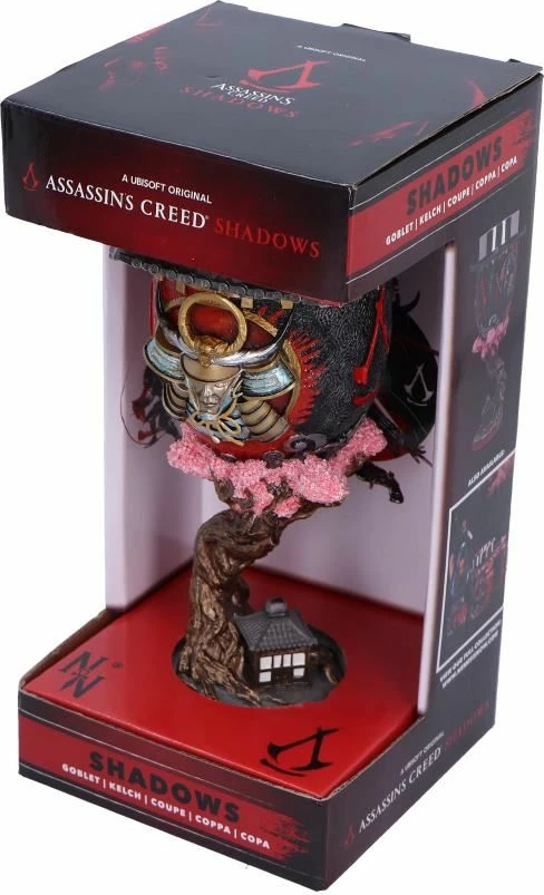 Kupë NEMESIS NOW Assassin's Creed Shadows 19.5 cm, rrëshirë me insert inox, e kuqe